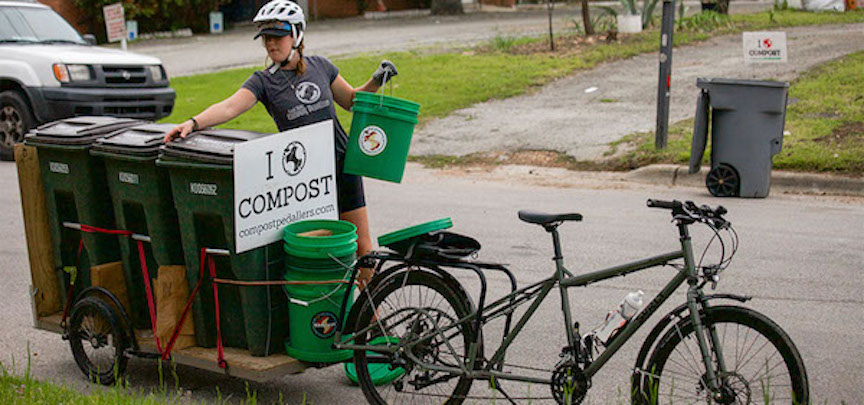compost pedallers clean tech company austin