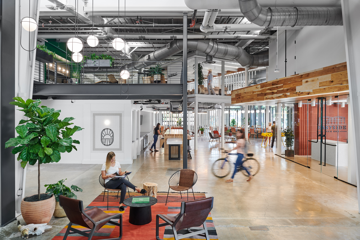Photo of Favor's office space, "Eastside Tech Hub"