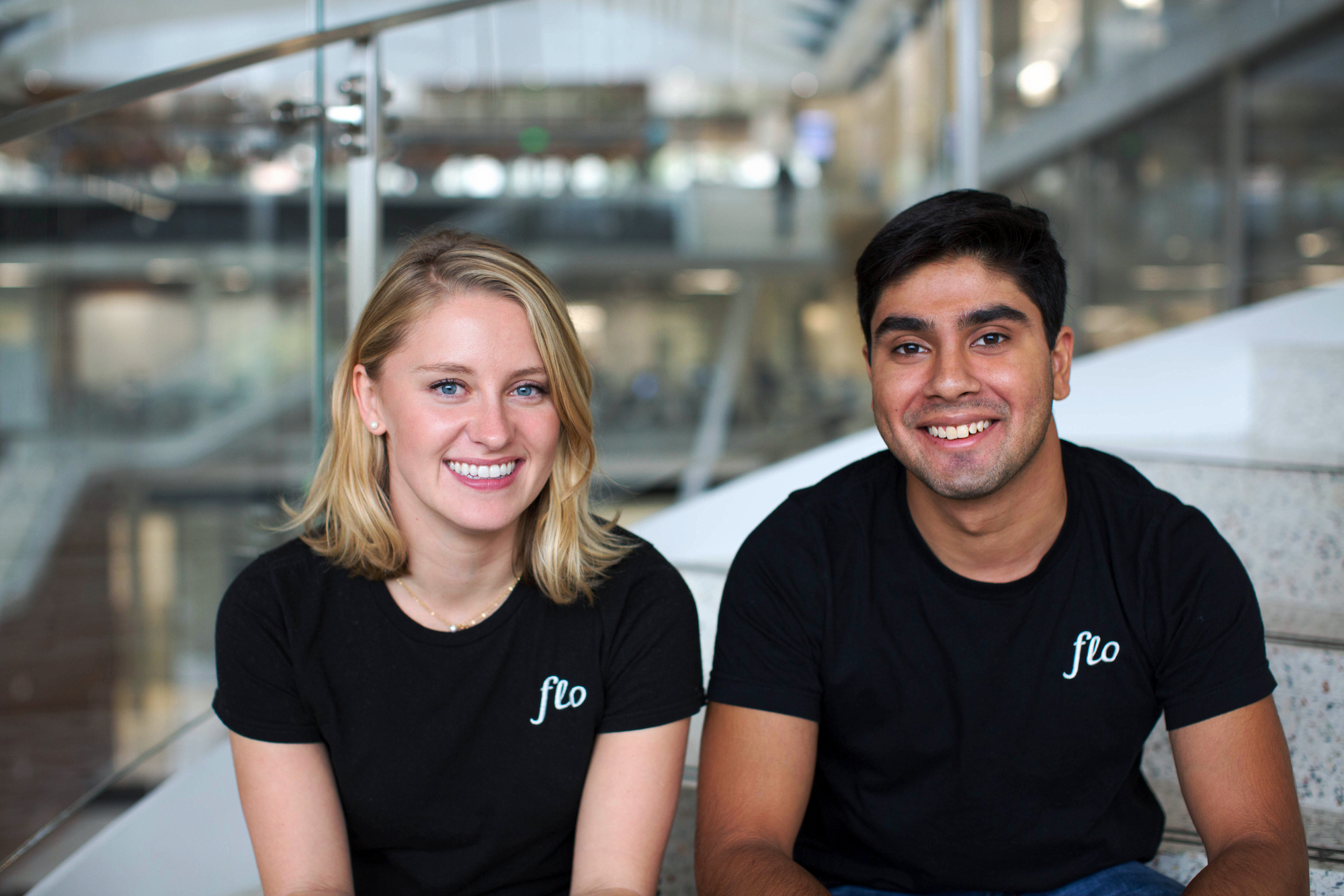 Flo Recruit's co-founders pose for a photo.