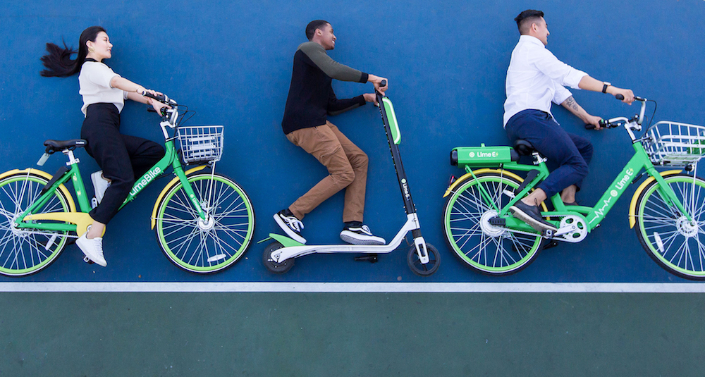 lime scooter bike