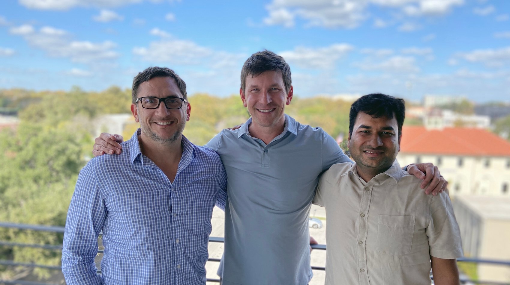 Ontic co-founders Thomas Kopecky, chief strategy office; Lukas Quanstrom, chief executive officer, and Gagan Jain, chief technology officer
