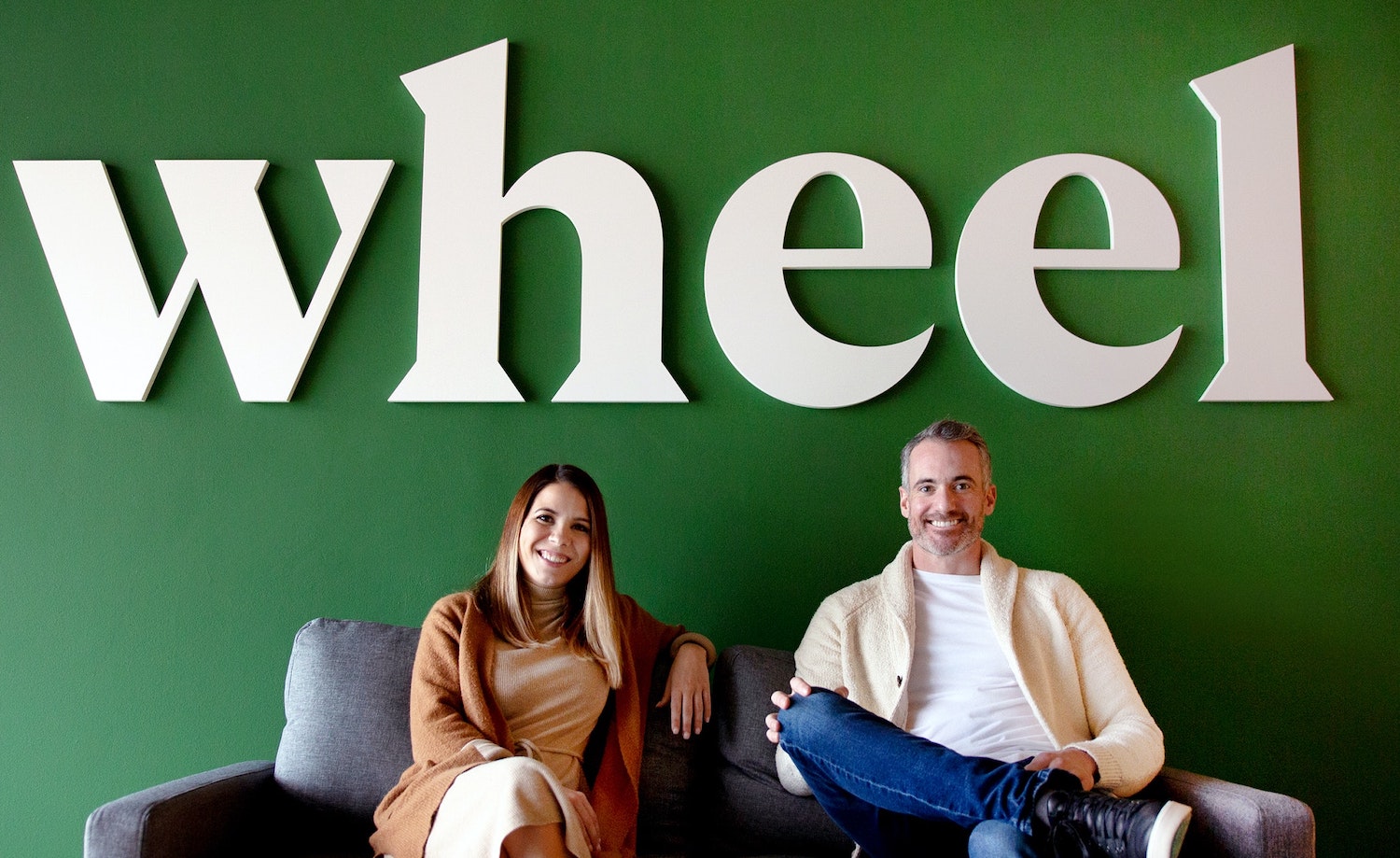 Wheel co-founders Michelle Davey and Griffin Mulcahey
