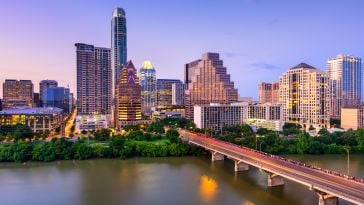 Austin, Texas downtown skyline